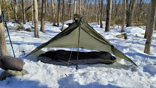 Harriman State Park Winter Backpacking Trip With a Beginner [upl. by Latreece]