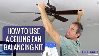 How To Use A Ceiling Fan Balancing Kit [upl. by Flory]