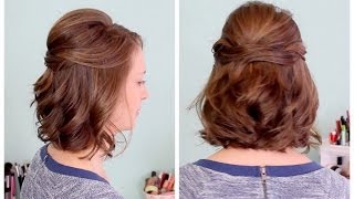 VOLUMINOUS HALF UP HAIRSTYLE EASY HACK [upl. by Nosdrahcir]