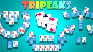 New SOLITAIRE game  TriPeaks PLAY NOW solitaire solitairegame [upl. by Nauht619]