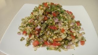 Sprouted Moong Chaat  Chef Alyona [upl. by Garrity]