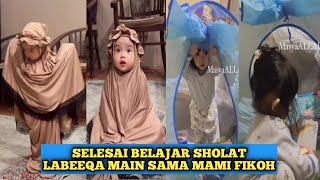 LABEEQA LAGI BELAJAR SHOLAT BARENG MAMI FIKOH  FIKOH FOMAL TERBARU [upl. by Herrah]