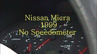 Nissan Micra no Speedometer K11 1999 [upl. by Damita]