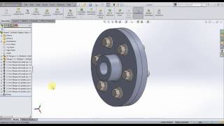 SOLIDWORKS Tutorial Import Standard Nut Bolts [upl. by Morie793]