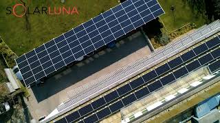 SolarLuna showcases PVezRack Solar Carport in Budapest [upl. by Rossuck]