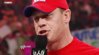 Raw John Cena confronts the reinstated CM Punk [upl. by Adlen]