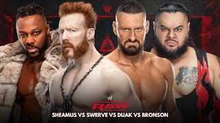 Raw 60  Bronson vs Dijak vs Sheamus vs Swerve  N1C for the Intercontinental Championship [upl. by Dinsdale]