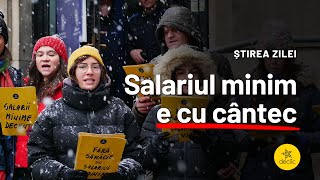 12 Decembrie 2023 Salariul minim e cu cântec [upl. by Aynos459]