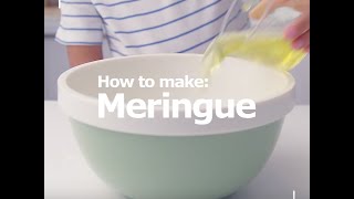 Zelf meringue of eiwitschuim maken  Cooking With Parents [upl. by Hemphill340]