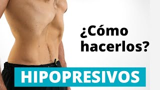 Hipopresivos Abdominales Cómo Hacerlos [upl. by Rehtul]