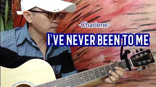 Ive Never Been To Me charlene Acoustic guitar strumming litsmixtv [upl. by Steddman]