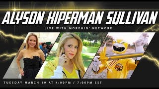 Alyson Kiperman Sullivan Online Interview Yellow Wild Force Ranger [upl. by Reel]