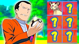 I Create Giovanni’s Ultimate Team In Pokemon… [upl. by Dirraj573]