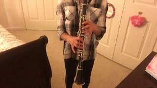 The Krusty Krab Song clarinet cover [upl. by Marchak890]