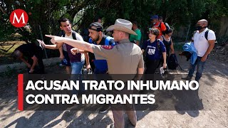 VIDEO Migrantes atraviesan la frontera en plena carretera de Texas [upl. by Munt]