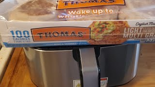 Air Fryer Tuesdays How to toast Thomas English Muffins [upl. by Ezri317]