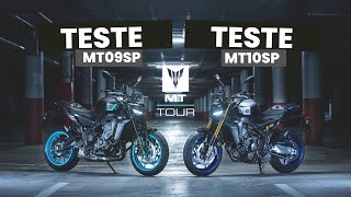 TESTE YAMAHA MT 09SP E MT10SP  Yamaha MT Tour Portugal Ep12 [upl. by Kopaz431]