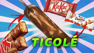 COMO FAZER TICOLÉ DE TWIX KIT KAT E KINDER BUENO [upl. by Greenberg]