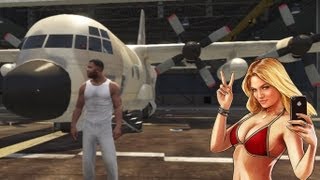 GTA 5 How To Steal A Titan C130 From Fort Zancudo Military Base [upl. by Eciram687]