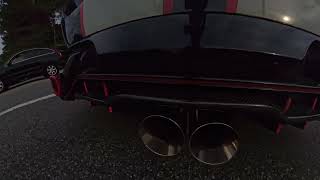 FK8 Honda Civic Type R Custom MagnaFlow 14807 Exhaust [upl. by Ahsinaw]