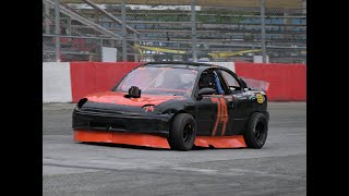 Agassiz Speedway July 20 Mini Stock car 74 onboard [upl. by Asiluy]