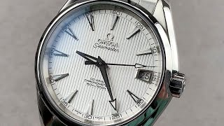 Omega Seamaster Aqua Terra 150M 23110392102001 Omega Watch Review [upl. by Hukill]