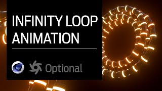 Cinema 4D  Infinity Loop Animation Tutorial [upl. by Buckels542]