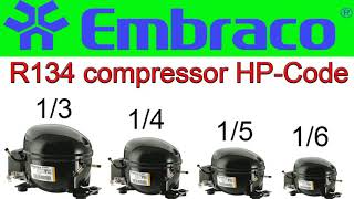 Embraco Compressor All Model Numbers Hp Codes And Watt Urdu Hindi [upl. by Ahseen]