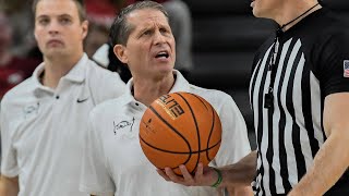 Blowout loss to Auburn leaves Razorbacks Eric Musselman at loss for words [upl. by Llennoc460]