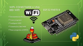 ✅Curso ESP32 parte 8 WIFI conectarse a una red MicroPython [upl. by Aerdnwahs]