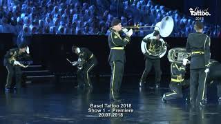 Basel Tattoo 2018 Військовий оркестр 194 понтонномостового полку Держспецтрансслужби МО України [upl. by Sproul107]