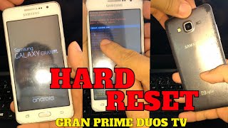 HARD RESET SAMSUNG GALAXY GRAN PRIME DUOS TV  SMG530BT  COMO FORMATAR RESETAR ZERAR APAGAR TUDO [upl. by Eladnyl426]