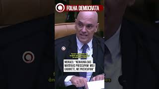 Nenhuma das matérias preocupam o meu gabinete diz Alexandre de Moraes [upl. by Yrtua695]