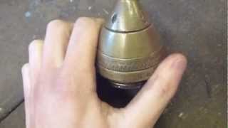 How to clean a WW1 artillery shell fuse and any other brass [upl. by Abdu]