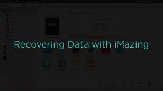 Recovering Data with iMazing [upl. by Ennaitsirhc]