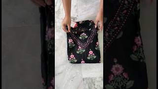 ajiokurti haul beautiful black kurti from ajio black lovers ajio kurti unboxing blackdress [upl. by Itirahc454]