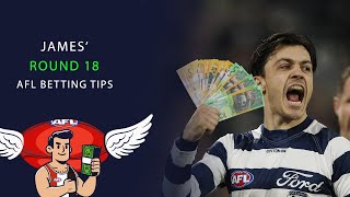 AFL Betting Tips  Round 18 2024 [upl. by Claman548]