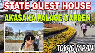 EXPLORING AKASAKA PALACE GARDEN OF STATE GUEST HOUSE MINATO CITY TOKYO JAPAN [upl. by Mayap532]