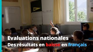 Evaluations nationales  Les CE1 et les 6e peinent en français [upl. by Miett]