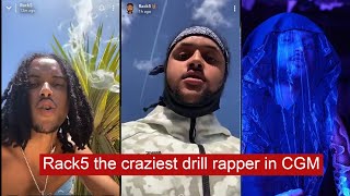 Rack5 the craziest drill rapper in CGM [upl. by Malone]