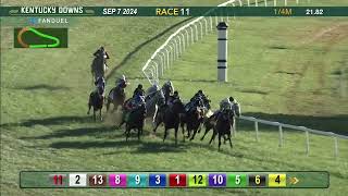 Cogburn wins the G2 Ainsworth Turf Sprint at Kentucky Downs [upl. by Siraval]