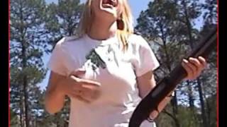 Blond Shooting 12 Gauge Shotgun [upl. by Drolyag]