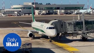 Alitalia ceases trading after 74 years as Italys flag carrier [upl. by Nehtan78]