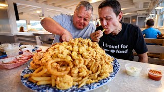 284 Fisherman’s Platter KING OF FRIED SEAFOOD in New England [upl. by Walczak]