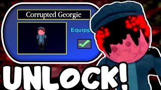 How to UNLOCK CORRUPTED GEORGIE in PIGGY Book 2 but its 100 Players [upl. by Casta]