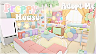 Preppy Tiny Home  House build  Adopt me [upl. by Leuqim]