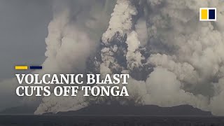 Tonga still cut off from outside world after massive undersea volcano eruption [upl. by Inajna]