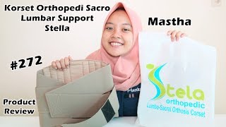 Review Korset Orthopedi Sacro Lumbar Support Stella [upl. by Valeria]