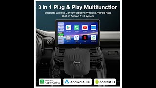 This box saved me £550 Carpuride CarPlay Media 3 in 1 Adapter 2023 Get wireless Android auto [upl. by Oigimer]