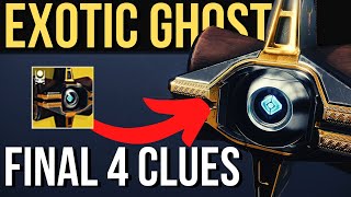 Destiny 2  How to Get Presage Exotic Ghost Shell  All 4 Clues to Scan  All the Scattered Pieces [upl. by Madda610]